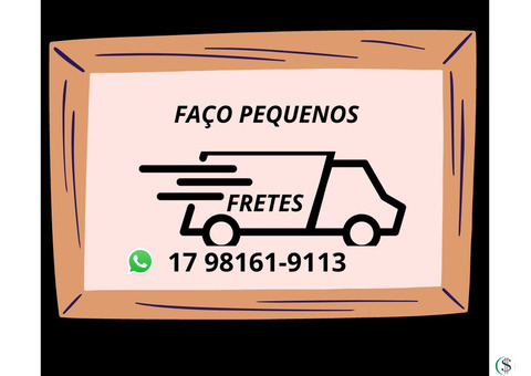 FAÇO PEQUENOS FRETES - 17 98161-9113