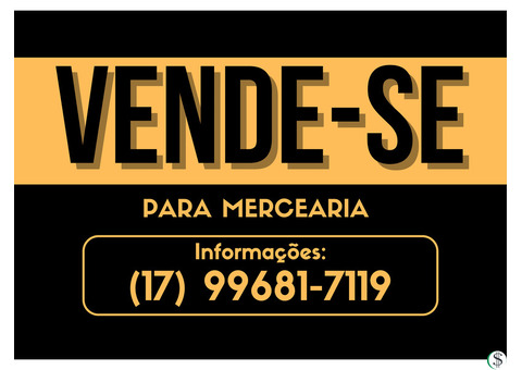 VENDE-SE PARA MERCEARIA