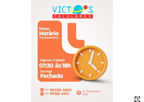 VICTORS CELULARES E PAPELARIA 17 98200-5000
