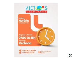 VICTORS CELULARES E PAPELARIA 17 98200-5000