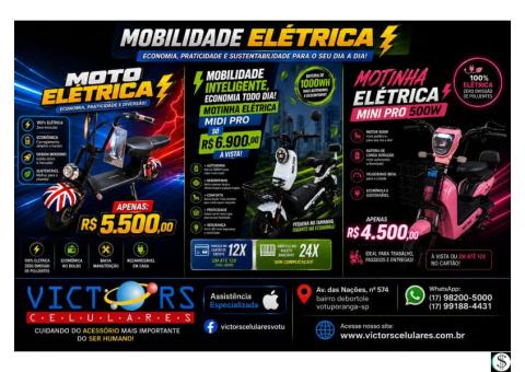 VICTORS CELULARES E PAPELARIA 17 98200-5000