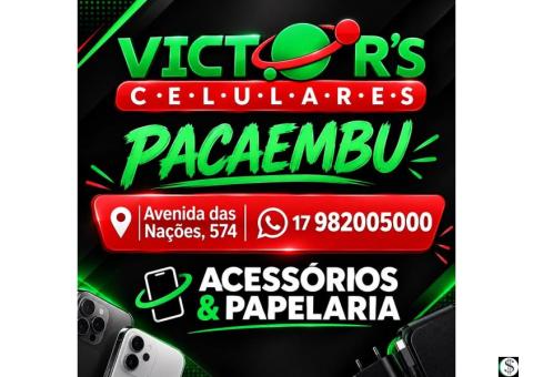 VICTORS CELULARES E PAPELARIA 17 98200-5000