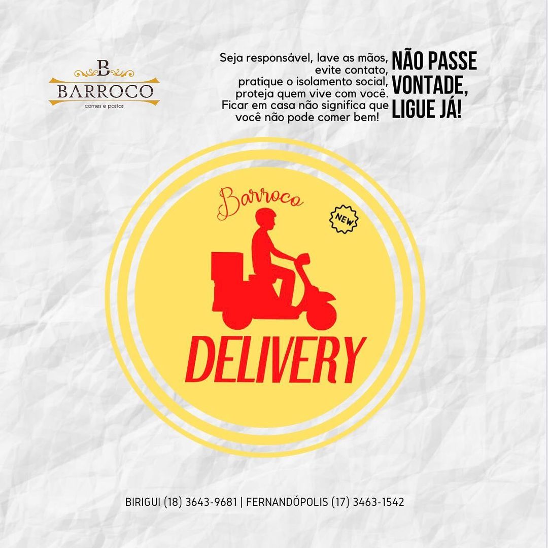 delivery restaurante barroco