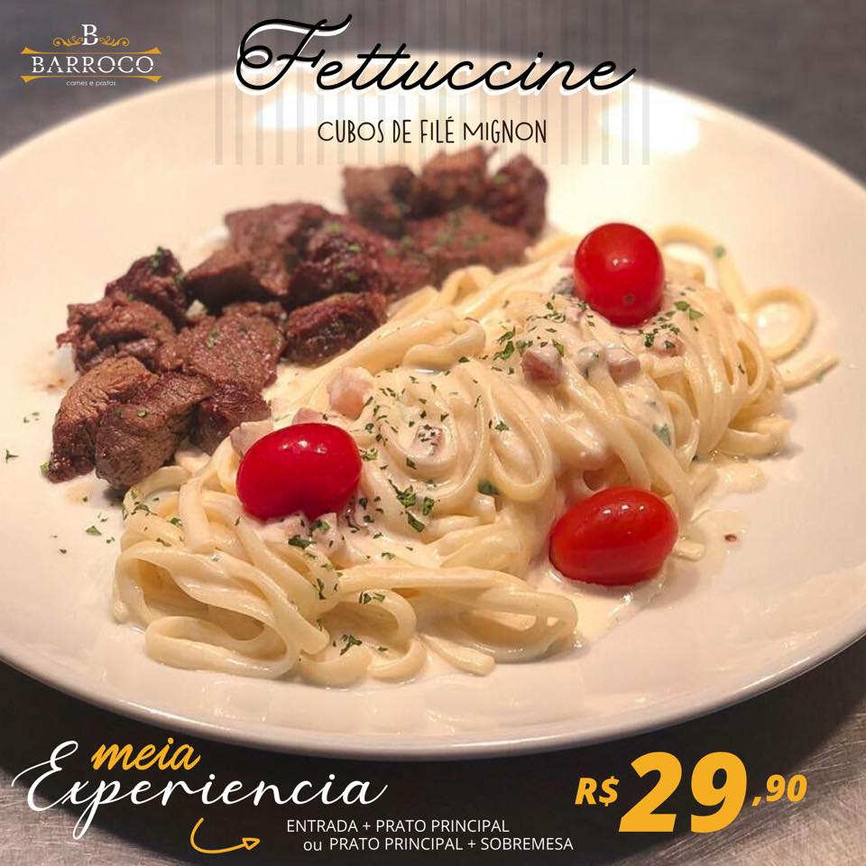 fetuchinni e carne